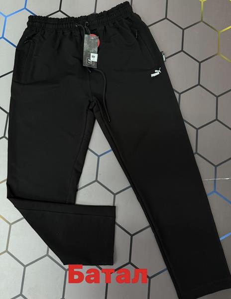 Штаны спорт Alex Clothes (2XL-6XL) 4784 black (деми)