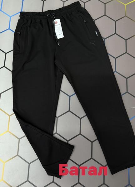 Штаны спорт Alex Clothes (2XL-6XL) 4785 black (деми)