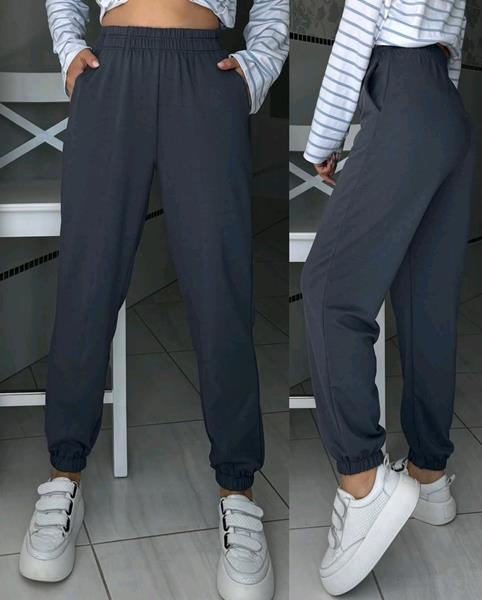 Штаны спорт Sport style (S-XL) 1023 navy (деми)