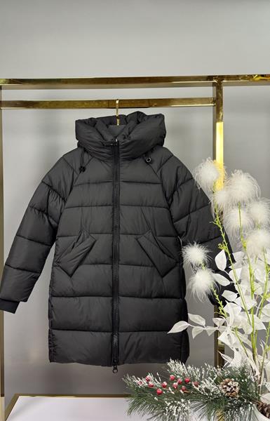 Куртка Delfinka (146-170) YS86 black (зима)