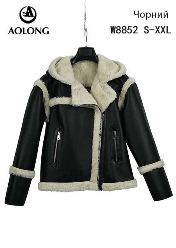 Куртка Immei (S-2XL) W8852 black (зима)