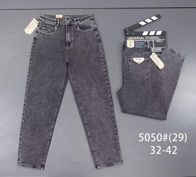 Джинсы Vindassion (32-42) 5050 grey (деми)