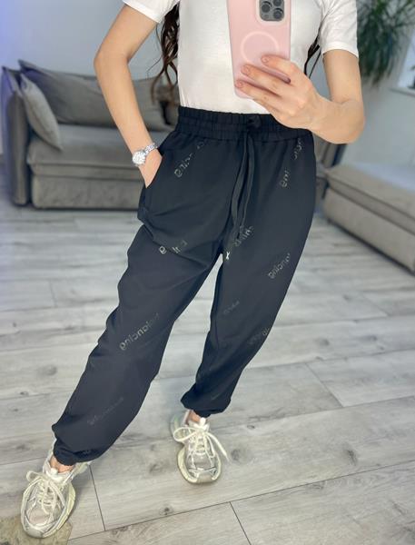 Штаны спорт S.Style (42-48) 321 black (деми)