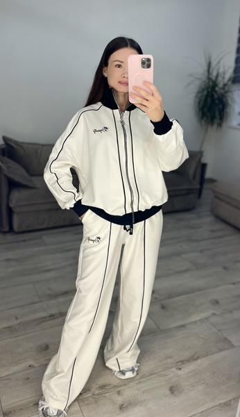 Костюм спорт S.Style (42-48) 603 white (деми)