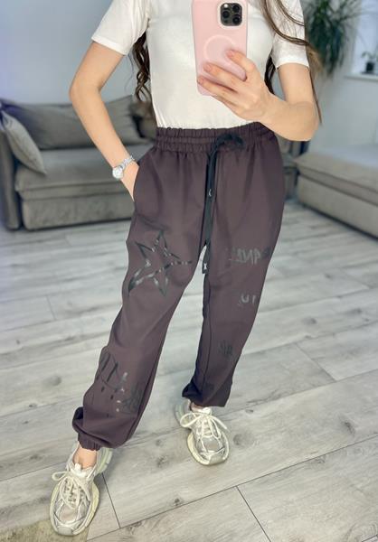 Штаны спорт S.Style (42-48) 611 brown (деми)