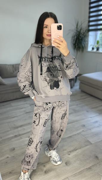 Костюм спорт S.Style (42-48) 612 grey (деми)