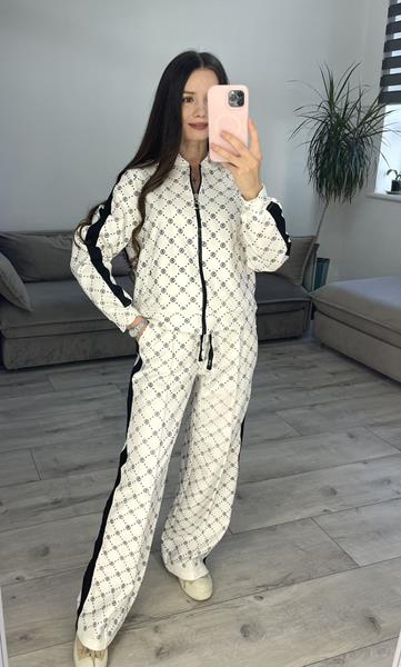 Костюм спорт S.Style (42-48) 614 white (деми)