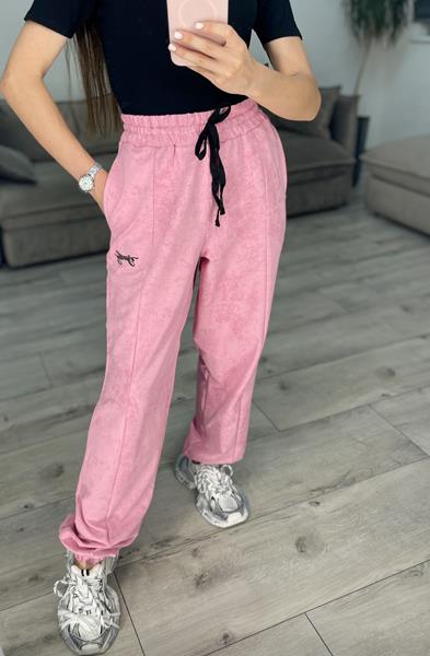 Штаны спорт S.Style (42-48) 617 pink (деми)