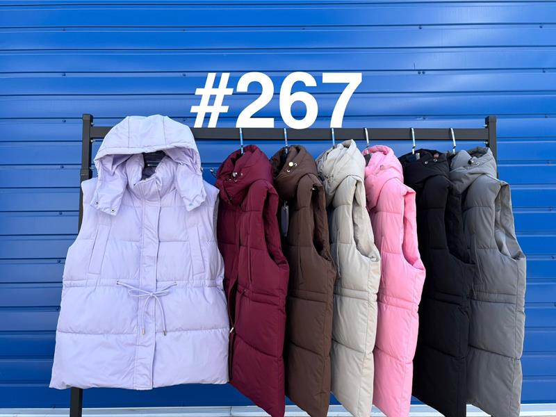 Жилетка Modnulya (M-2XL) 267 grey (деми)