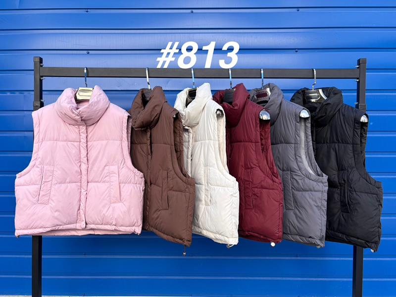 Жилетка Modnulya (M-2XL) 813 brown (деми)