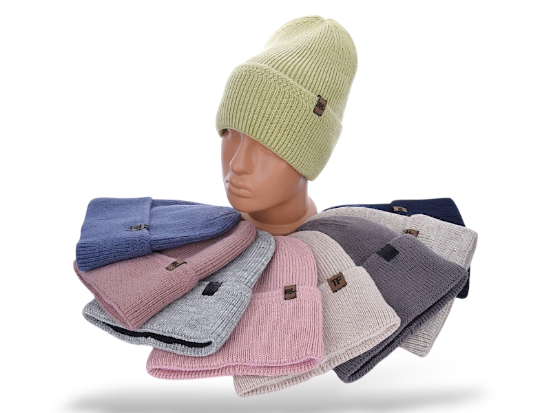 Шапка КОРОЛЕВА (one size) KL5 mix (зима)