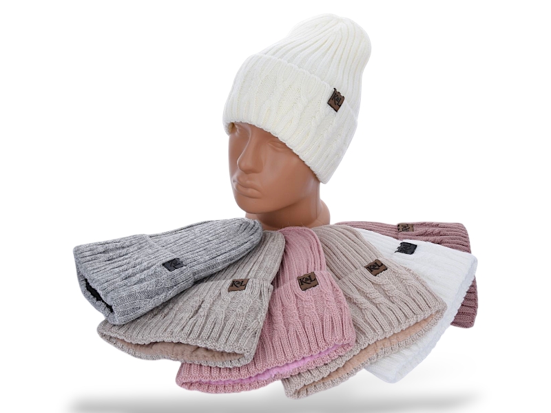 Шапка КОРОЛЕВА (one size) KL7 mix (зима)