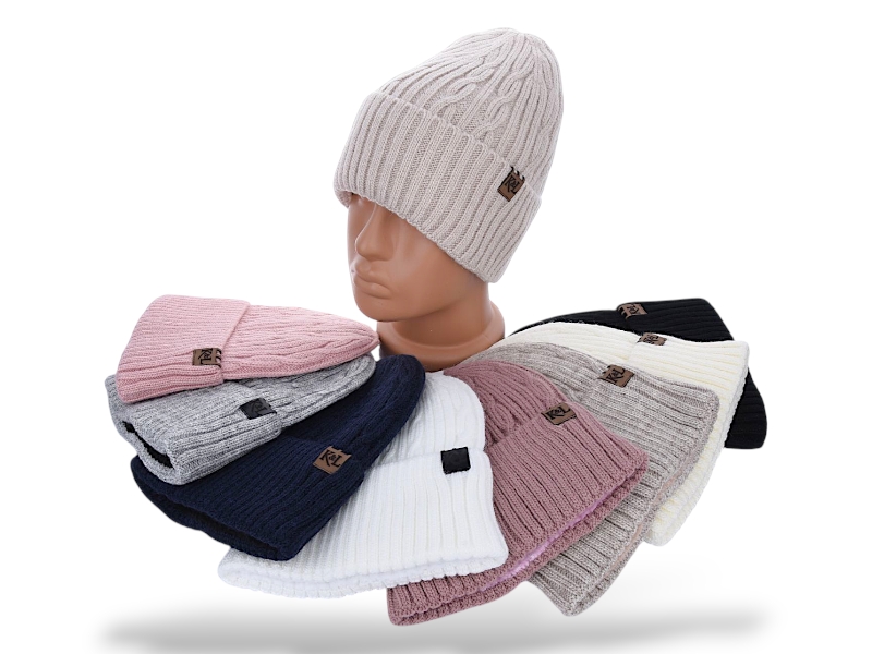 Шапка КОРОЛЕВА (one size) KL8 mix (зима)