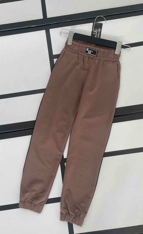 Штаны спорт Kosmy (128-158) K152 brown (деми)