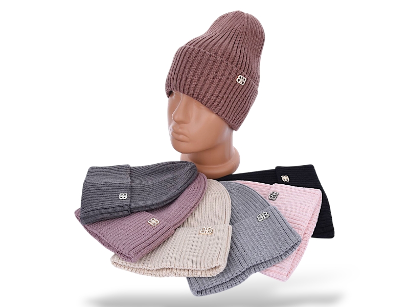 Шапка КОРОЛЕВА (one size) 14-02 mix (зима)