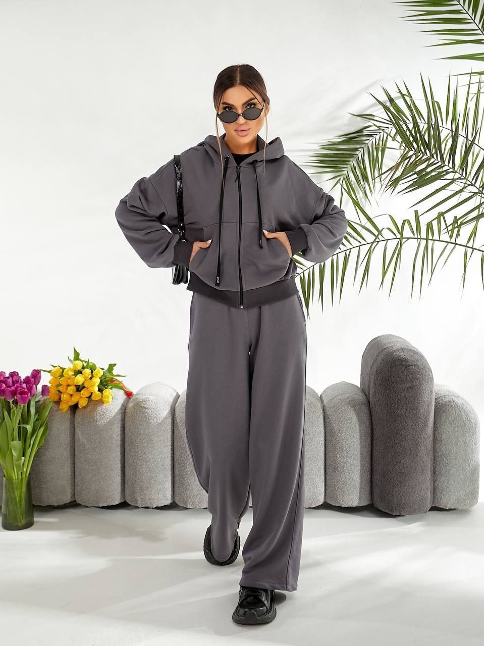 Костюм спорт Loren (42-48) 708 grey (деми)