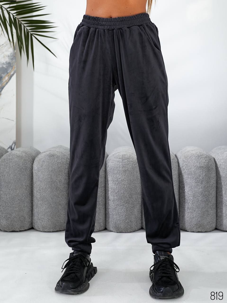 Штаны спорт Loren (44-58) 819 d.grey (деми)