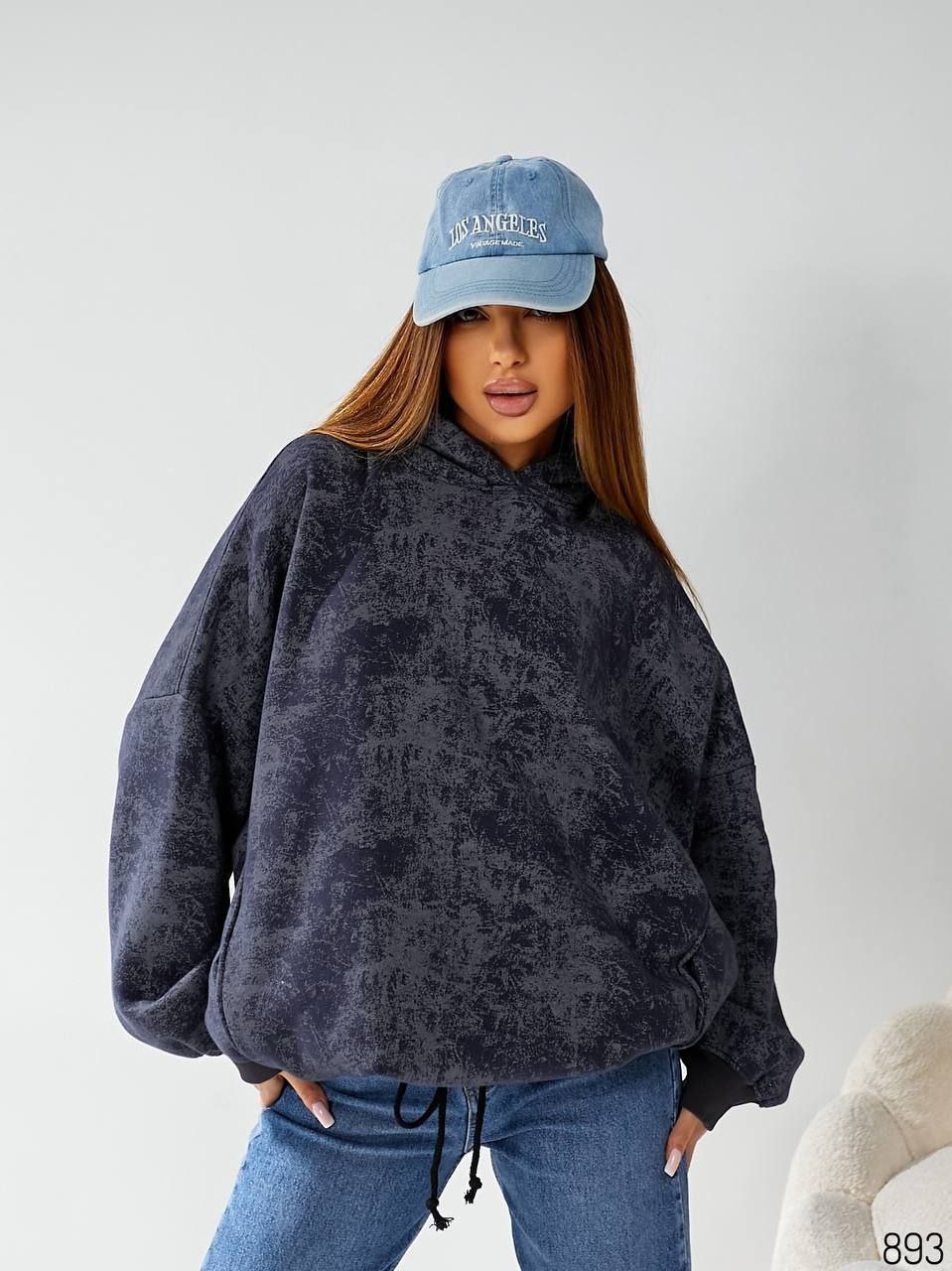 Худи Loren (44-54) 893 navy (зима)