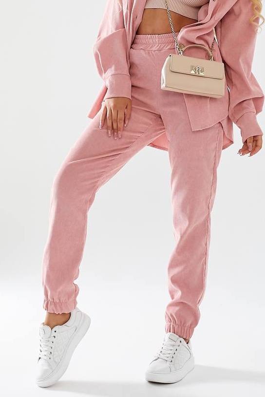 Штаны спорт Loren (42-56) 929-1pink (деми)