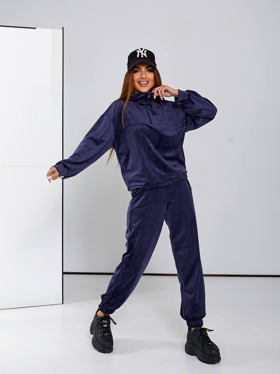 Костюм спорт Loren (42-56) 966 navy (деми)