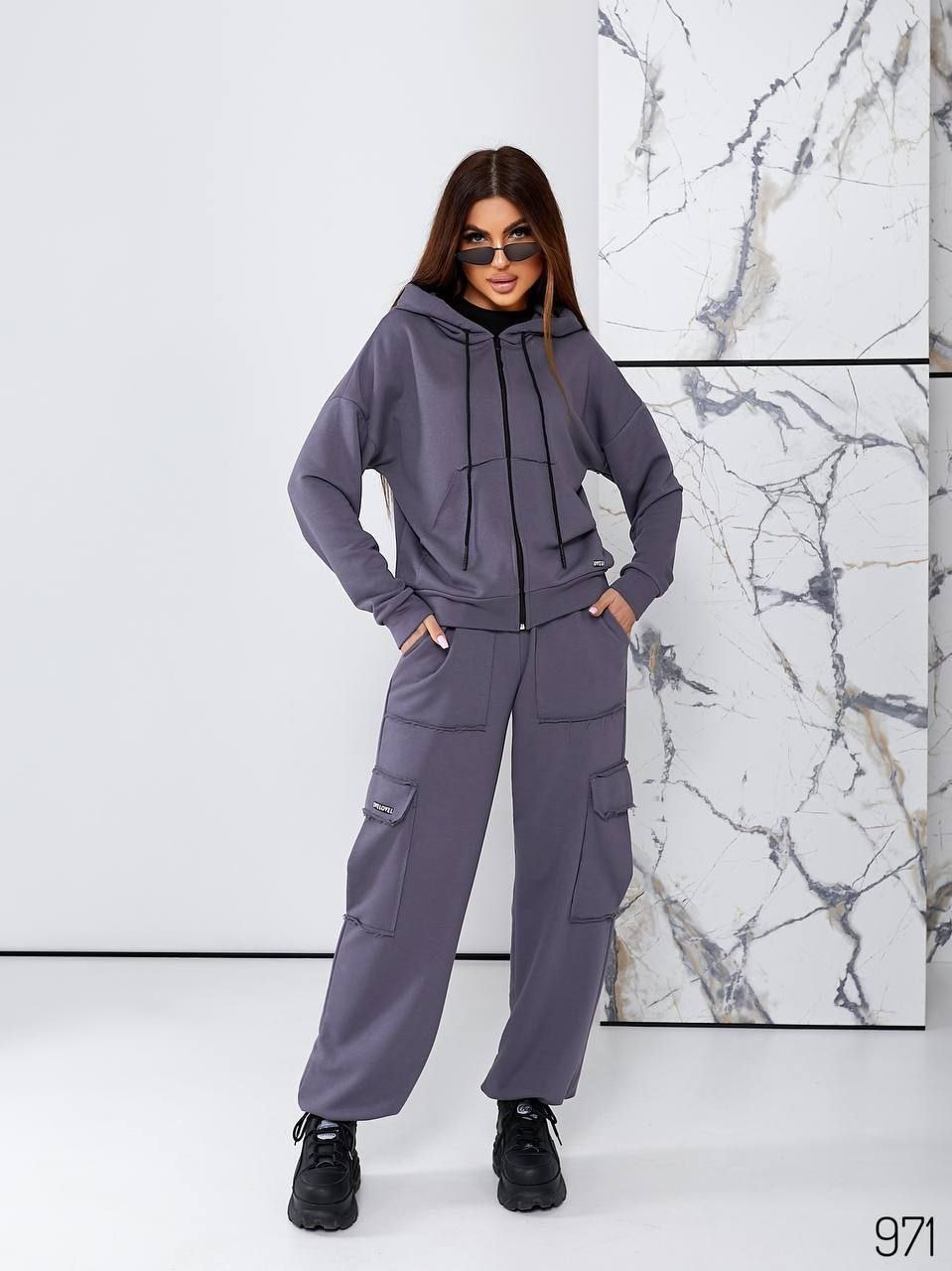 Костюм спорт Loren (42-48) 971 grey (деми)