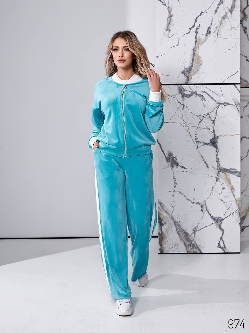 Костюм спорт Loren (40-54) 974 l.blue (деми)