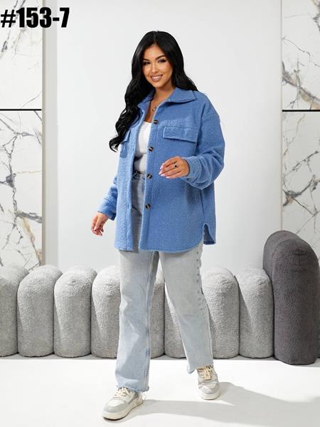 Рубашка BAT (44-58) 153-7 l.blue (деми)