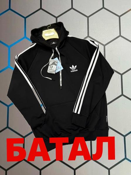 Худи Alex Clothes (2XL-6XL) 4806 black (деми)