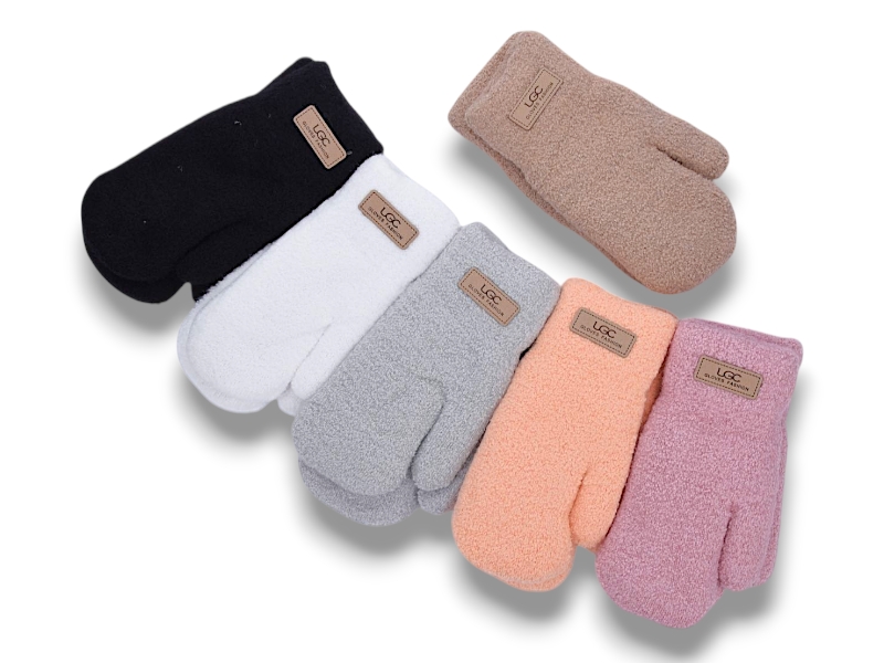 Варежки КОРОЛЕВА (one size) J1027 mix (зима)