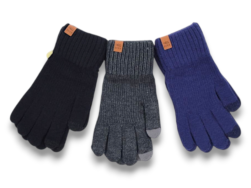 Перчатки КОРОЛЕВА (one size) J2046 mix (зима)