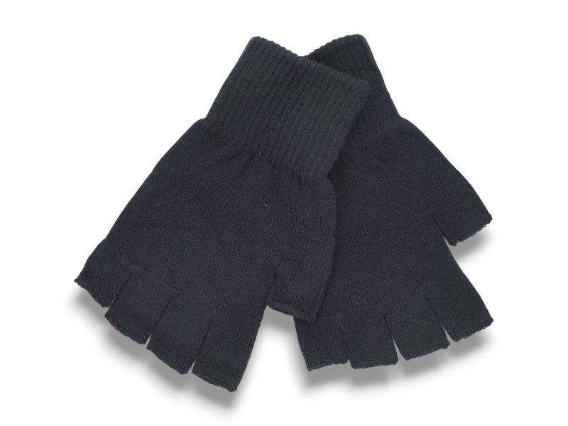 Перчатки КОРОЛЕВА (one size) J3014 black (деми)