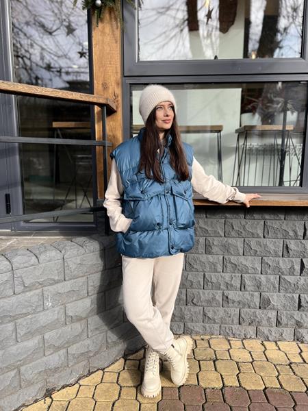 Жилетка Trend (S-M) 197 l.blue (деми)