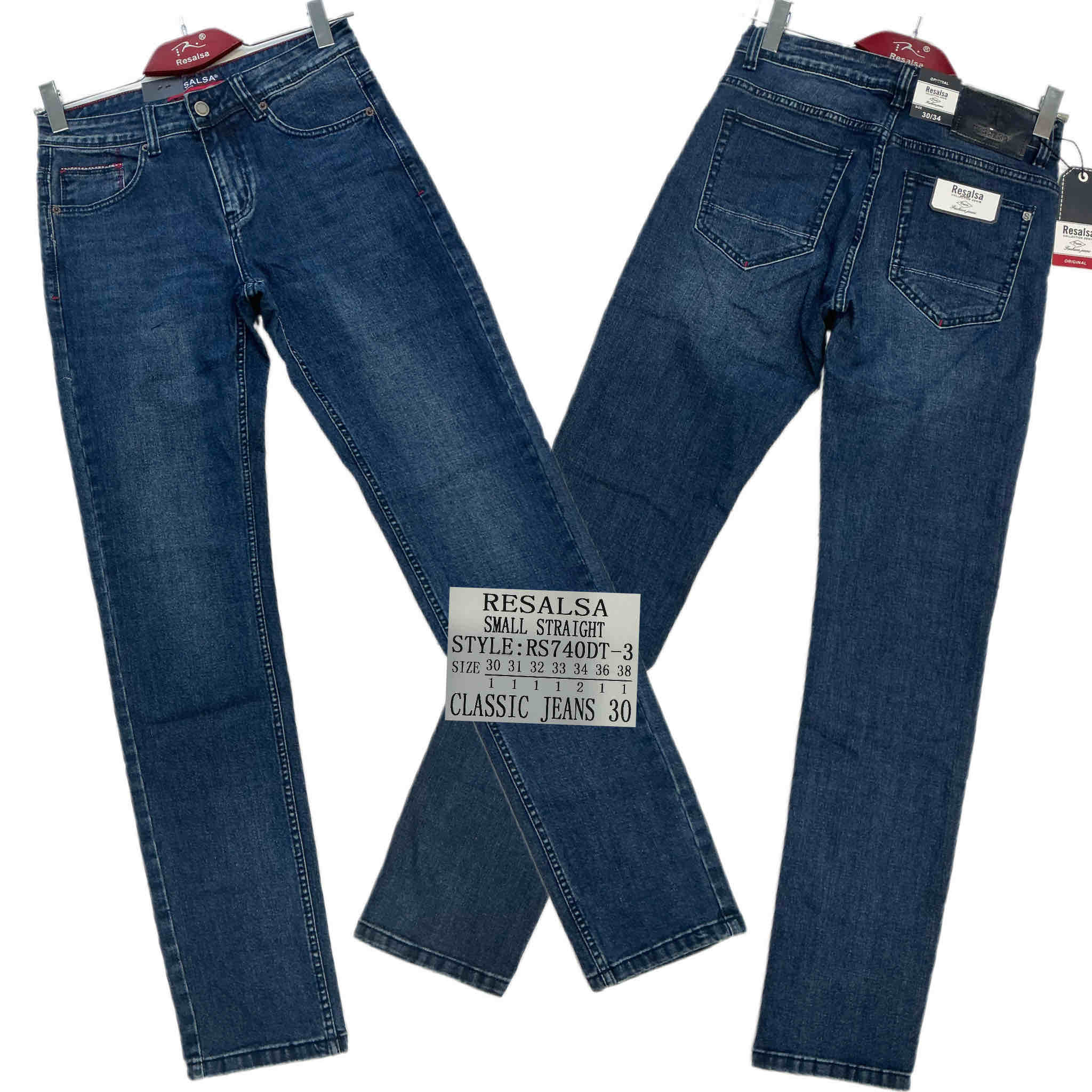 Джинсы God Baron (30-38) RS740DT-3 blue (деми)