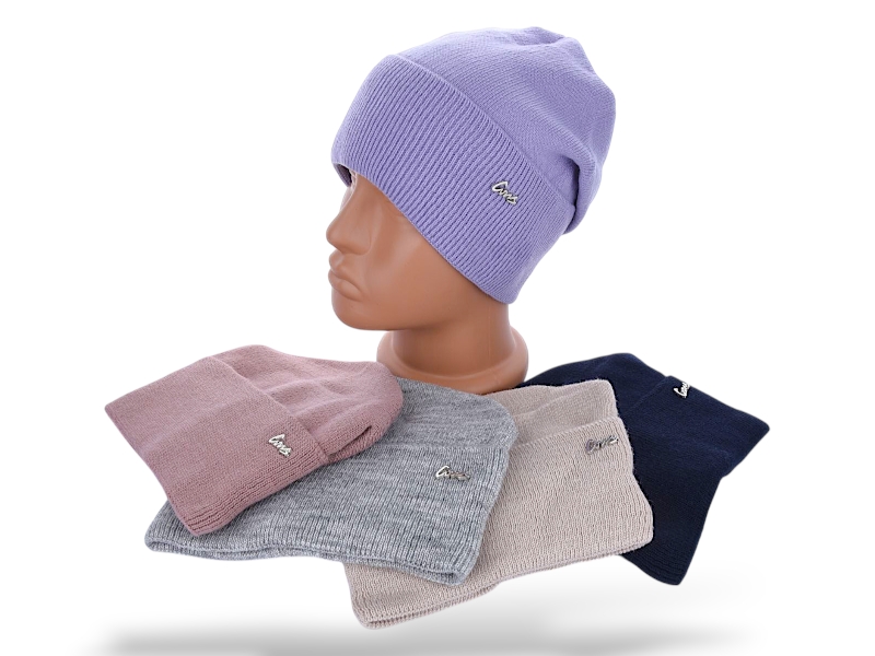 Шапка КОРОЛЕВА (one size) R10 mix (зима)