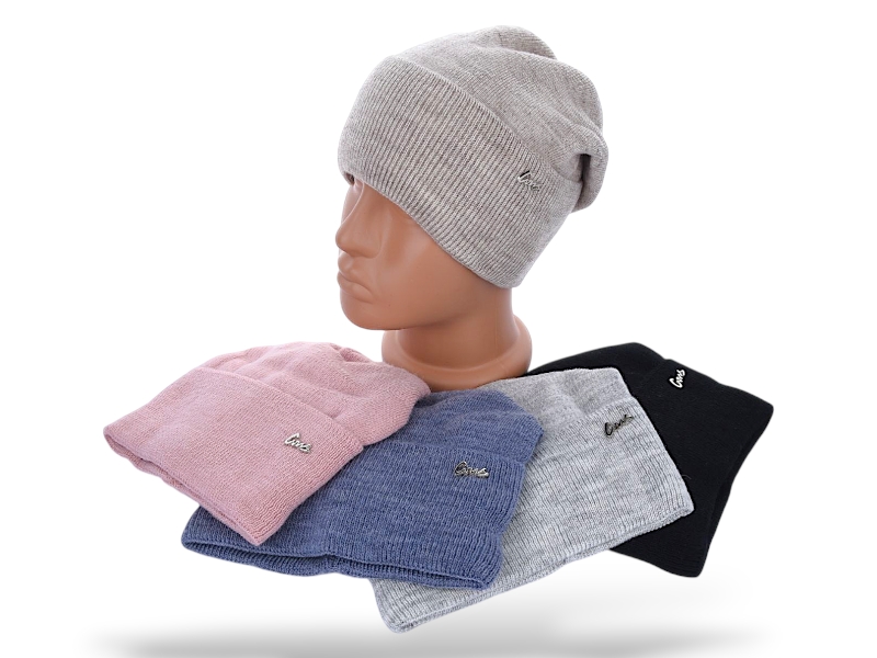 Шапка КОРОЛЕВА (one size) R9 mix (зима)