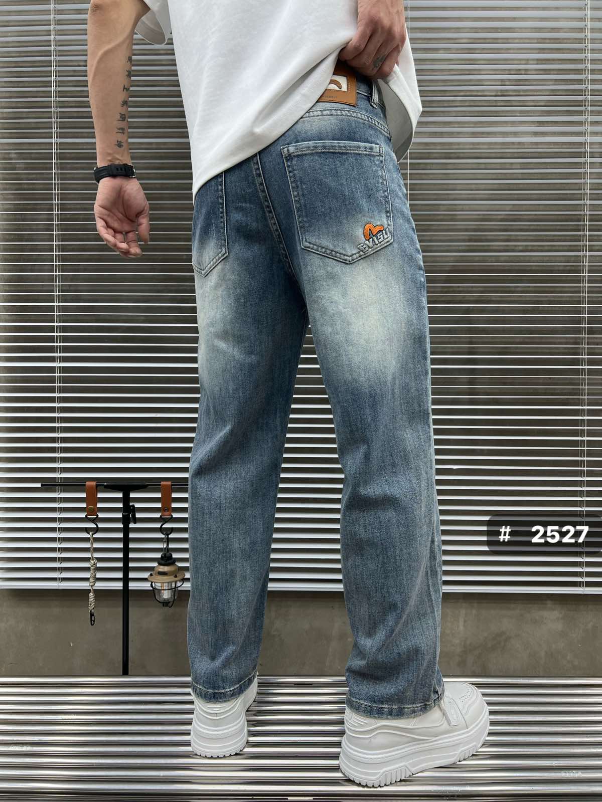 Джинсы God Baron (28-36) 2527 blue (деми)