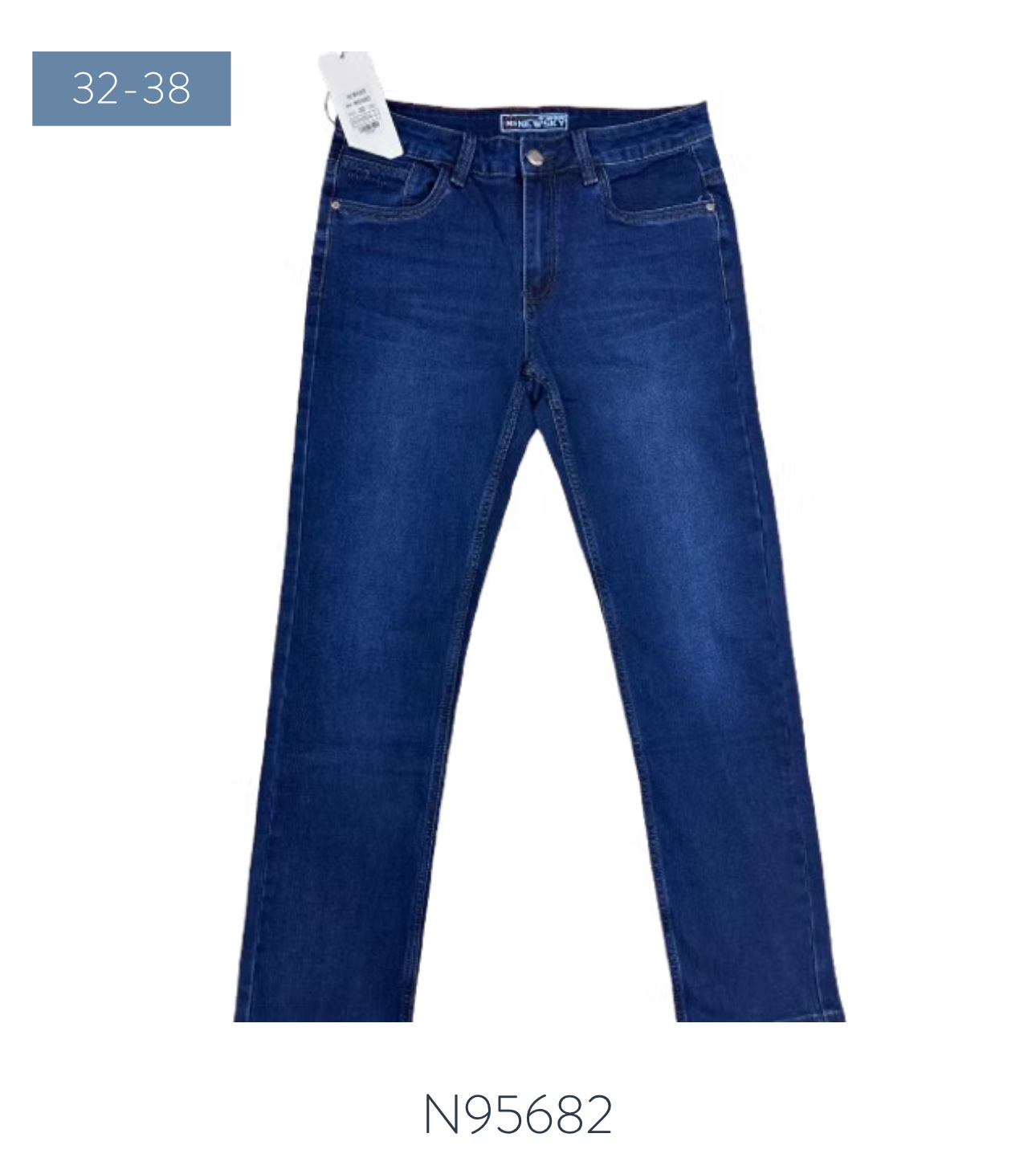 Джинсы God Baron (32-38) N95682 blue (деми)