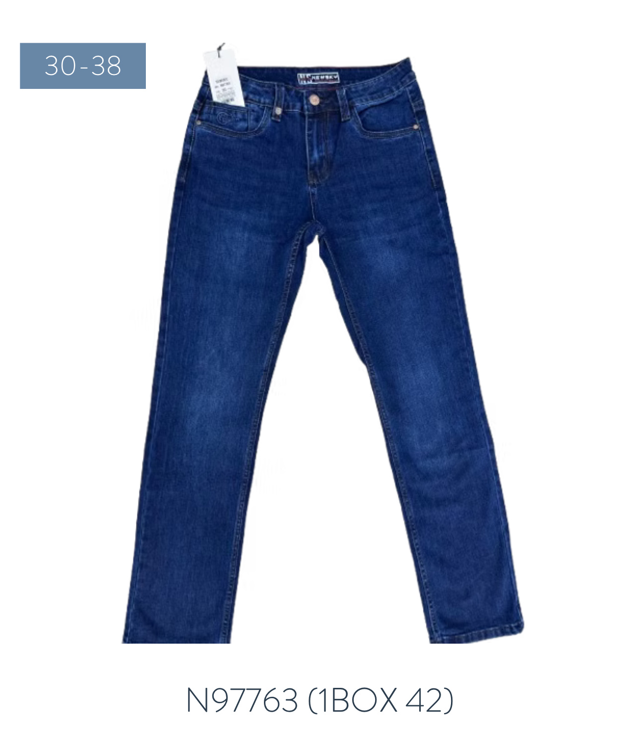 Джинсы God Baron (30-38) N97763 blue (деми)