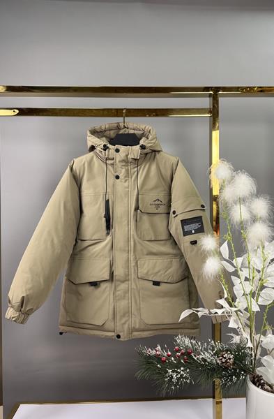 Куртка Delfinka (150-180) 88011 beige (зима)