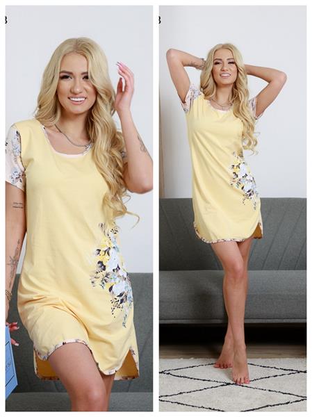 Туника Vehuiah (M-2XL) 3848 yellow (лето)