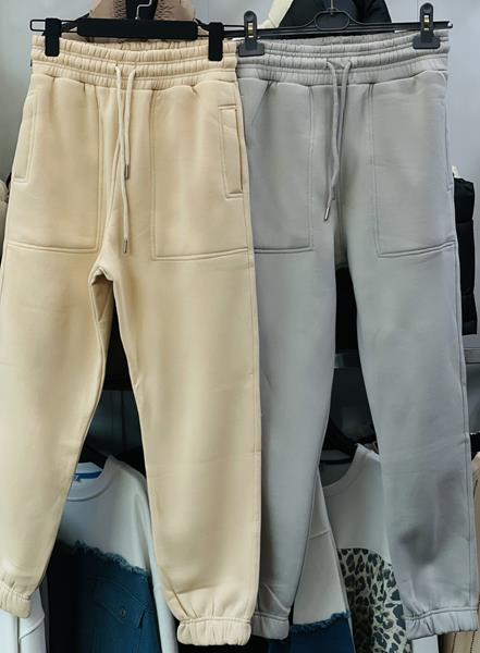 Штаны спорт Karon (S-L) 5128 grey (зима)