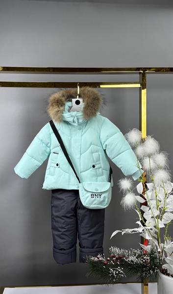 Комбинезон Delfinka (80-104) 3212 l.blue (зима)