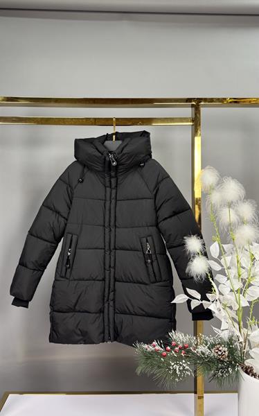 Куртка Delfinka (140-164) YS89 black (зима)