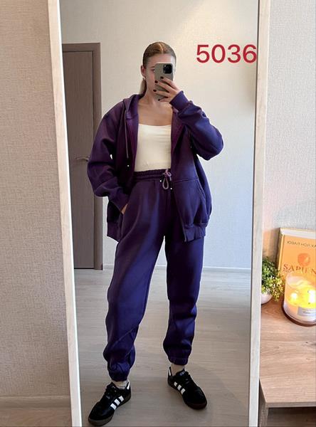 Костюм спорт FSN (52-58) 5036 purple (зима)
