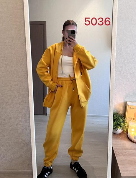 Костюм спорт FSN (52-58) 5036 yellow (зима)