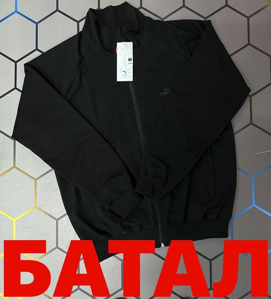 Кофта спорт Alex Clothes (2XL-6XL) 4849 black (деми)