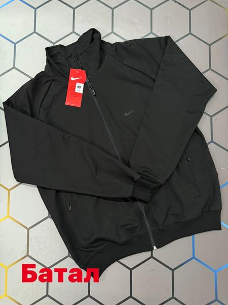 Кофта спорт Alex Clothes (2XL-6XL) 4852 black (деми)