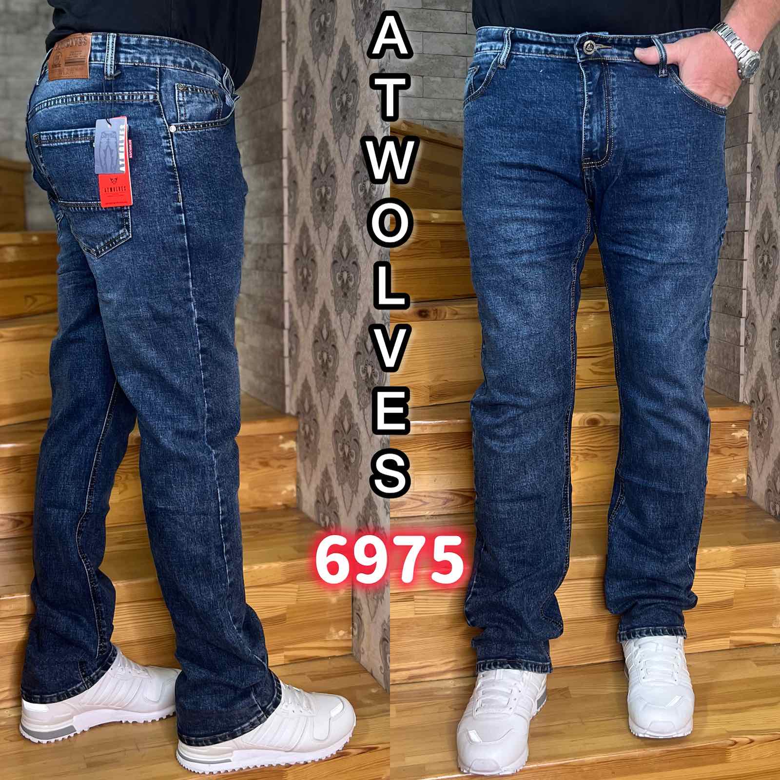 Джинсы God Baron (30-38) 6975 blue (деми)