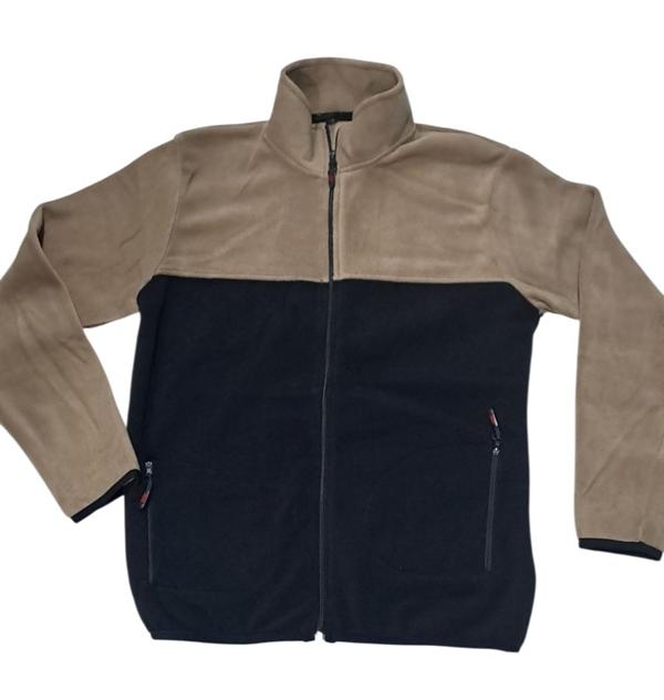 Кофта спорт Cramp (M-3XL) C76 beige-black (деми)