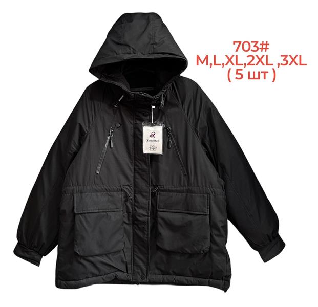 Куртка Katty (M-3XL) 703 black (зима)